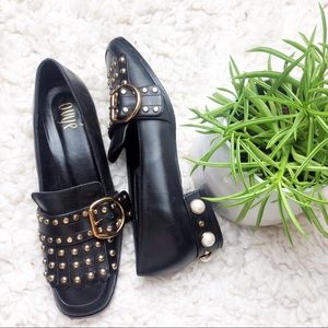 Ovye || Italian made studded loafers shoes